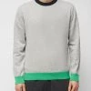 French Connection New In Colour-Block Crew Neck Sweatshirt