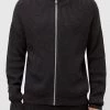 French Connection Rib Knit Zip Through Bomber Trending
