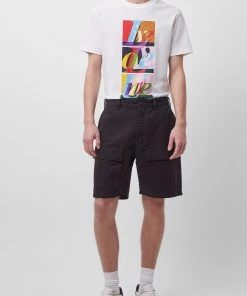 French Connection Herringbone Shorts Last Chance To Buy