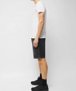 French Connection New In Black Denim Shorts