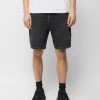 French Connection New In Black Denim Shorts