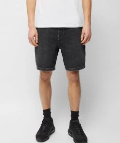 French Connection New In Black Denim Shorts