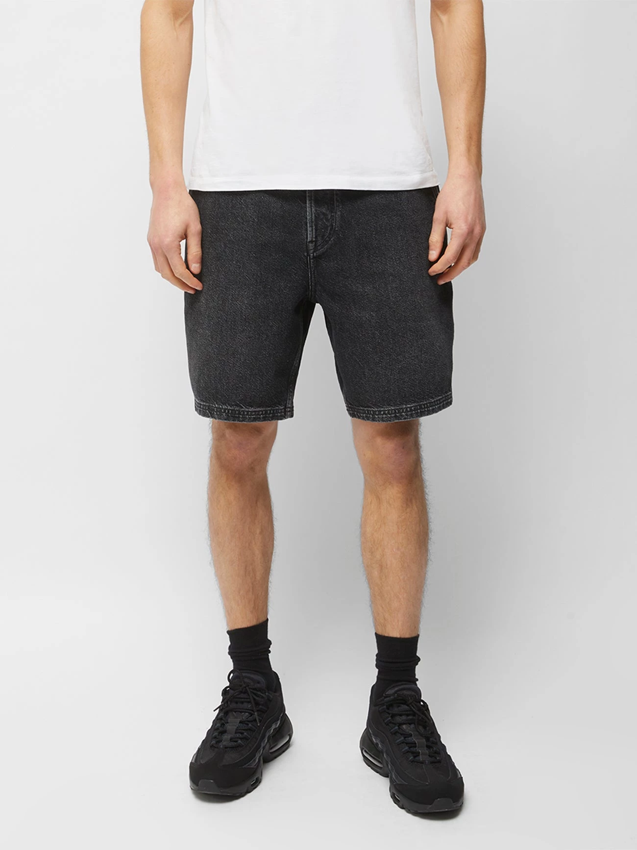 French Connection New In Black Denim Shorts 3 French Connection New In Black Denim Shorts