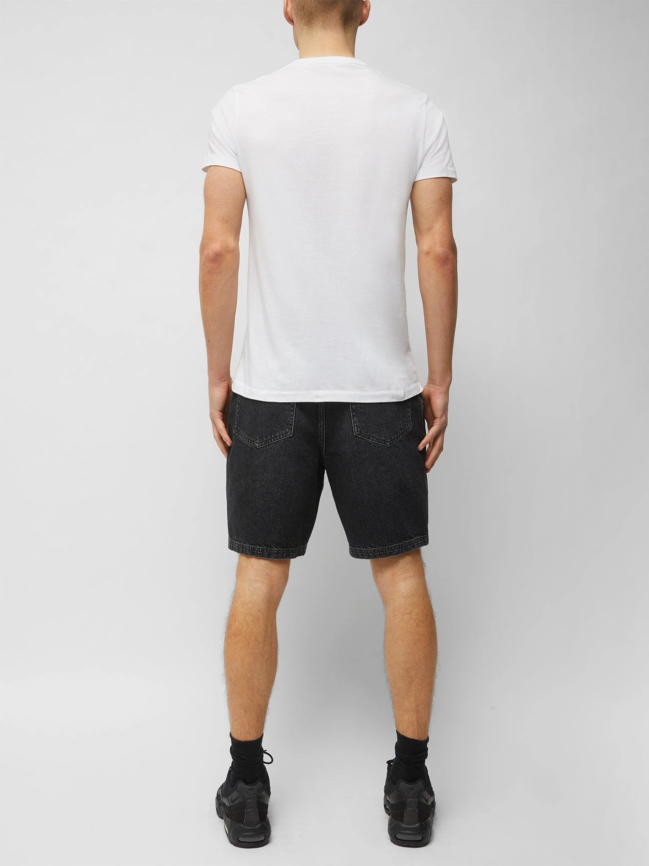 French Connection New In Black Denim Shorts 7 French Connection New In Black Denim Shorts