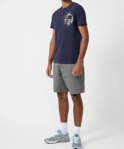 French Connection New In Dye Cotton-Linen Shorts