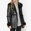 French Connection Winter Toscana Sheepskin Coat Coats & Jackets