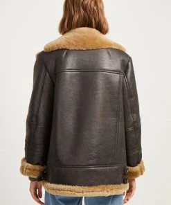 French Connection Night Toscana Shearling Jacket Coats & Jackets 10 French Connection Night Toscana Shearling Jacket Coats & Jackets