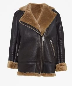 French Connection Night Toscana Shearling Jacket Coats & Jackets 11 French Connection Night Toscana Shearling Jacket Coats & Jackets