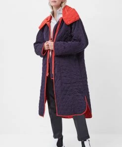 French Connection Coats & Jackets Aris Quilt Reversible Coat