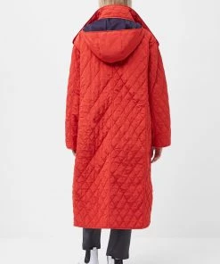 French Connection Coats & Jackets Aris Quilt Reversible Coat