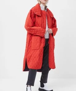 French Connection Coats & Jackets Aris Quilt Reversible Coat