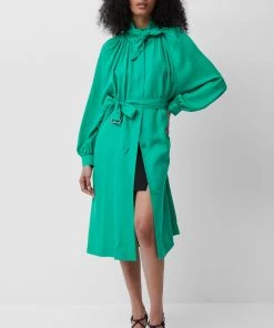 French Connection Adula High Neck Trench Coat
