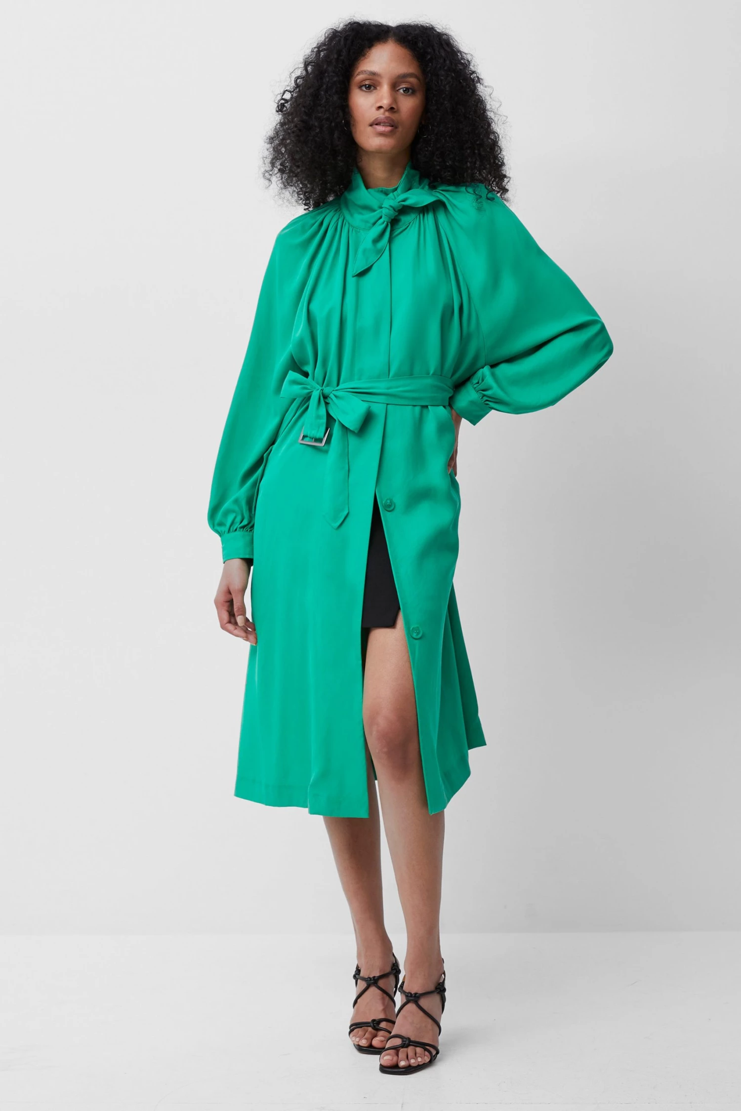 French Connection Adula High Neck Trench Coat 4 French Connection Adula High Neck Trench Coat