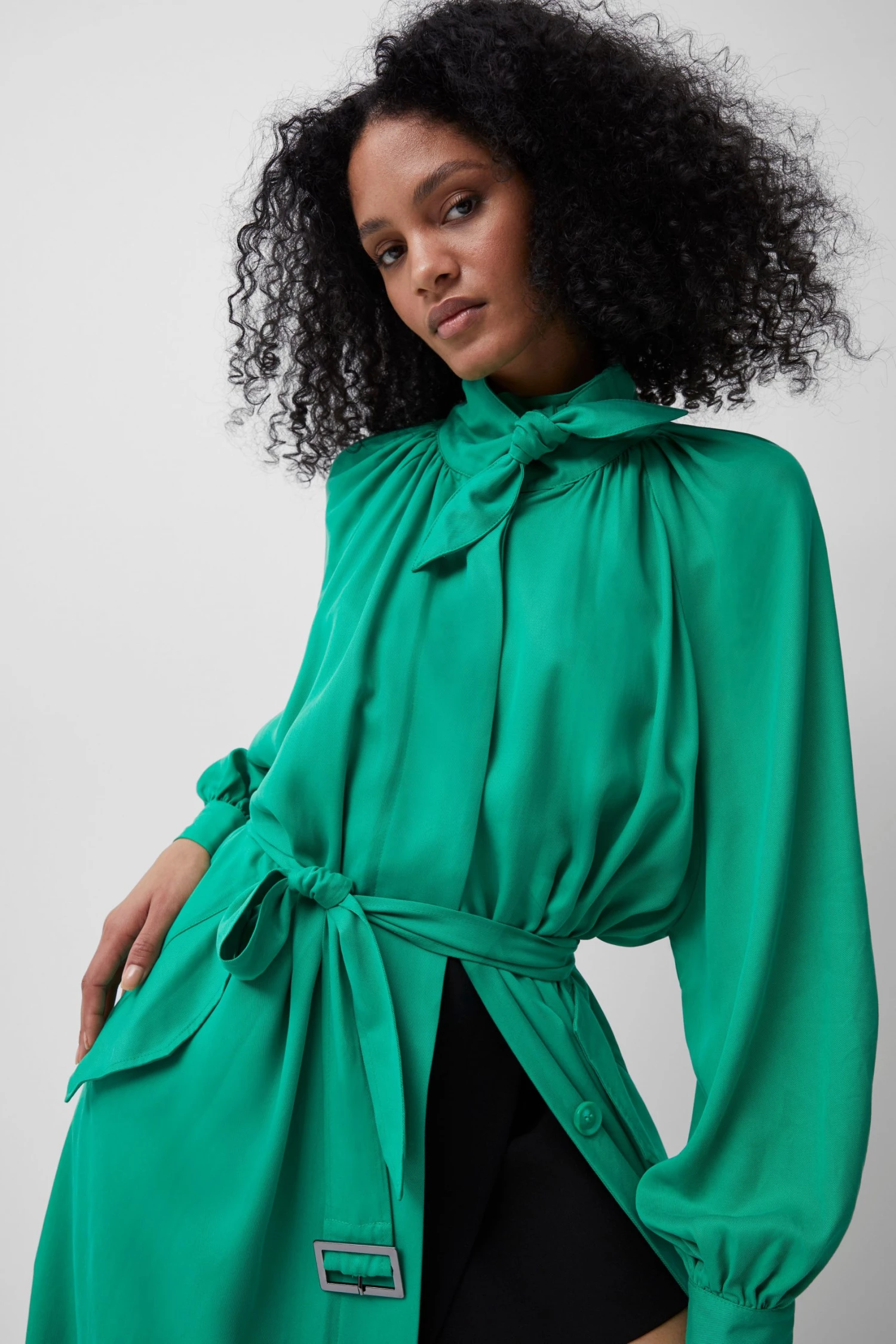 French Connection Adula High Neck Trench Coat 6 French Connection Adula High Neck Trench Coat