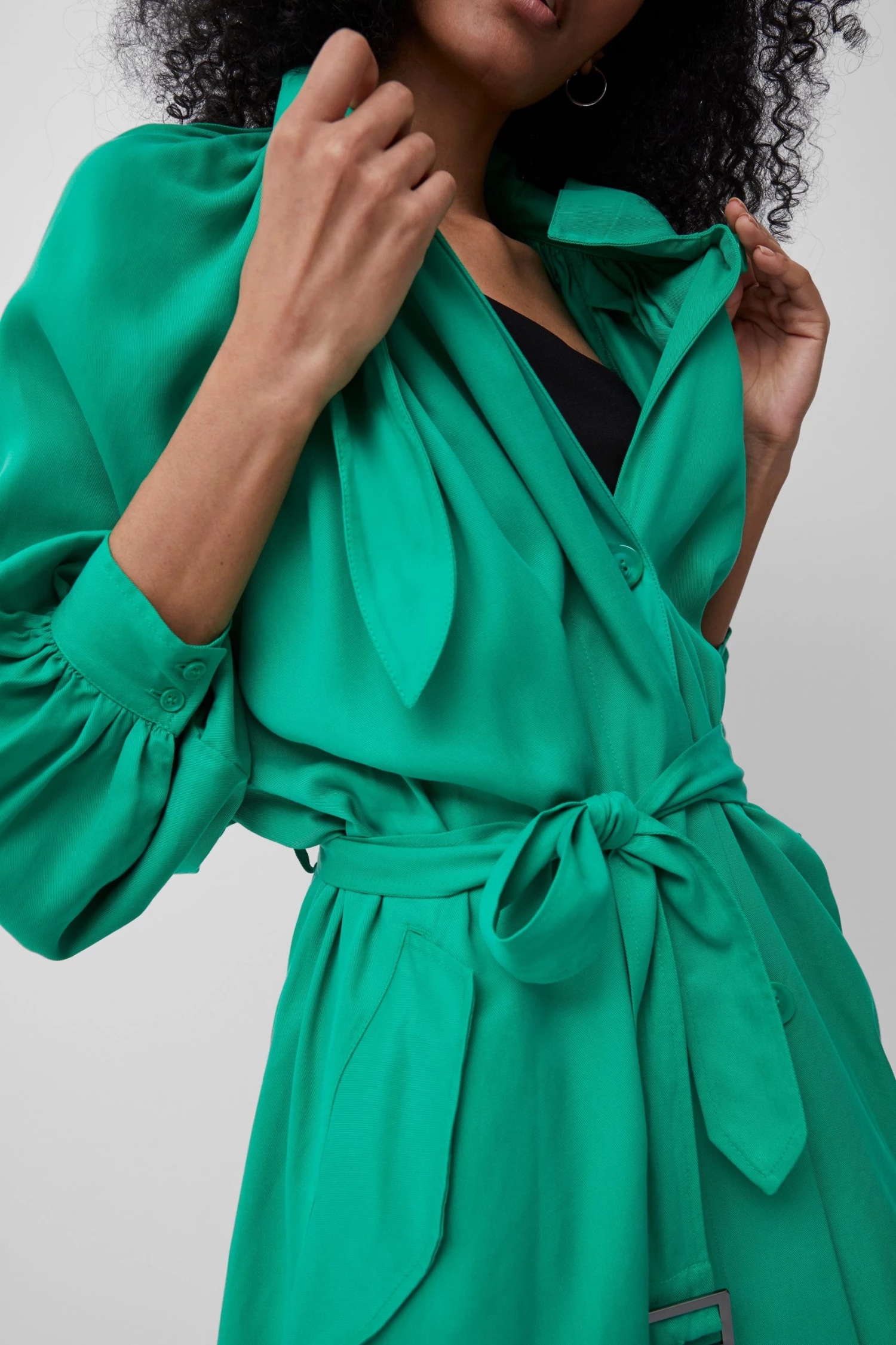 French Connection Adula High Neck Trench Coat 8 French Connection Adula High Neck Trench Coat