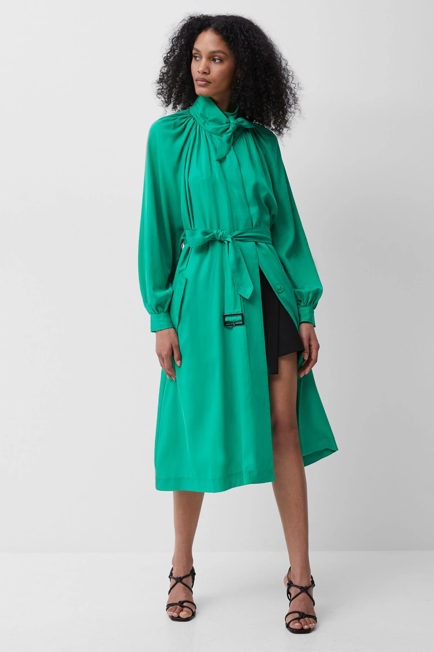 French Connection Adula High Neck Trench Coat 10 French Connection Adula High Neck Trench Coat