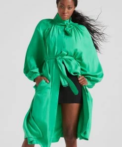 French Connection Adula High Neck Trench Coat