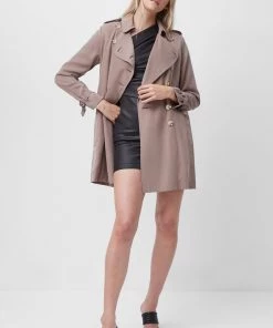 French Connection Ceza Belted Trench Coat 9 French Connection Ceza Belted Trench Coat