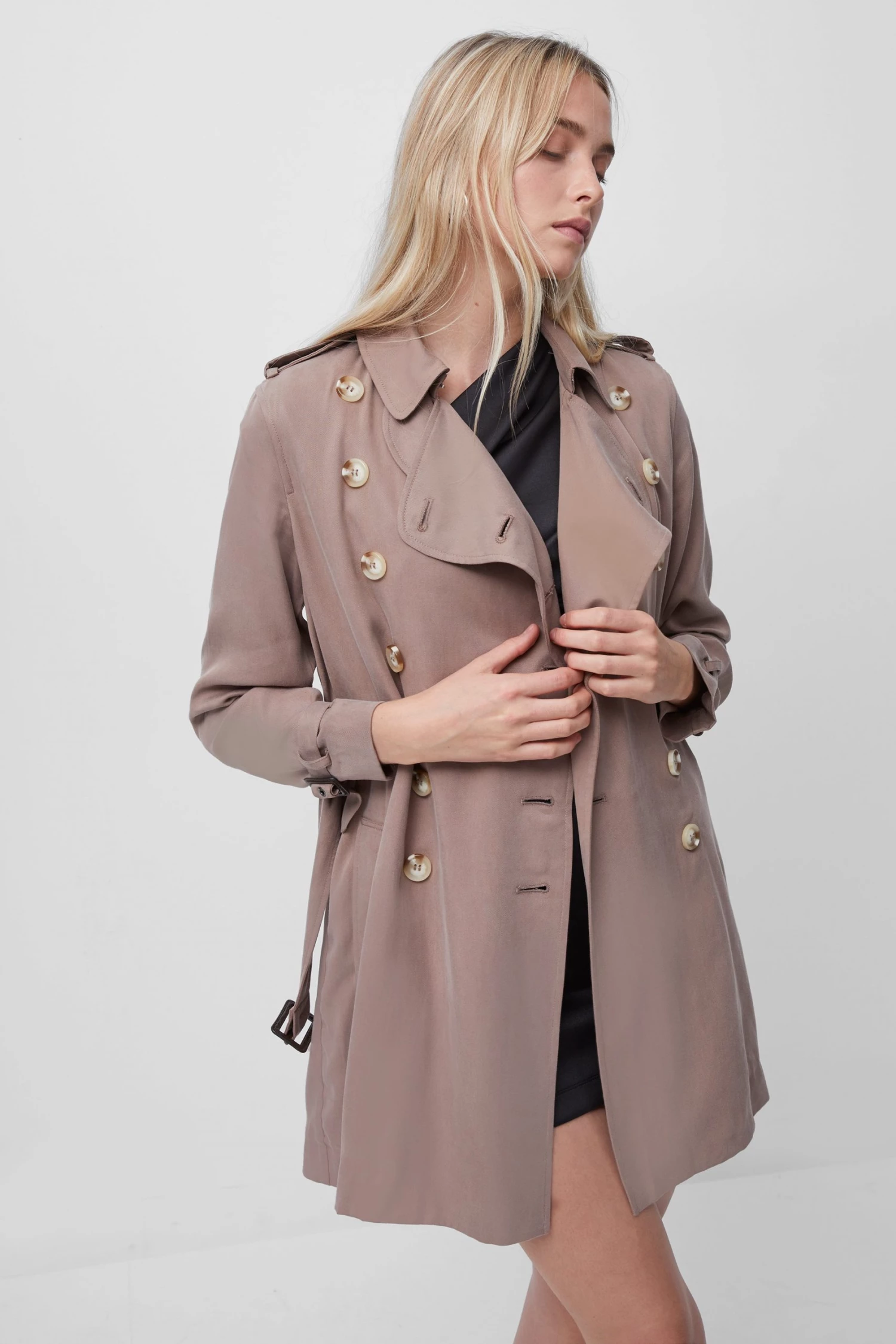 French Connection Ceza Belted Trench Coat 5 French Connection Ceza Belted Trench Coat