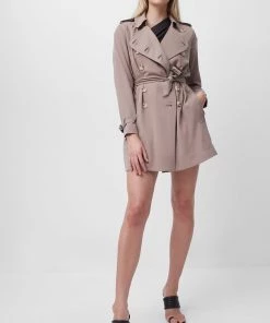 French Connection Ceza Belted Trench Coat 11 French Connection Ceza Belted Trench Coat