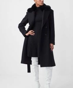 French Connection Sale Favan Felt Tie Waist Coat 12 French Connection Sale Favan Felt Tie Waist Coat