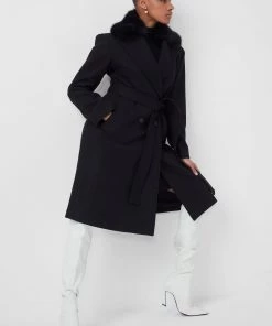 French Connection Sale Favan Felt Tie Waist Coat 13 French Connection Sale Favan Felt Tie Waist Coat