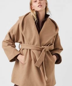 French Connection Favan Hooded Coat Coats & Jackets