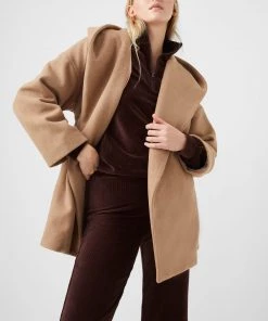 French Connection Favan Hooded Coat Coats & Jackets 10 French Connection Favan Hooded Coat Coats & Jackets