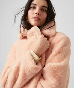French Connection Buona Faux Fur Long Coat Sale