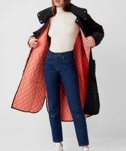 French Connection Aris Quilt Reversible Coat