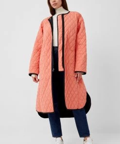 French Connection Aris Quilt Reversible Coat