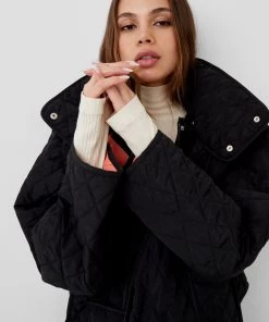 French Connection Aris Quilt Reversible Coat