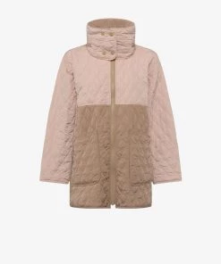 French Connection Arai Recycled Quilted Colour-Block Coat 18 French Connection Arai Recycled Quilted Colour-Block Coat