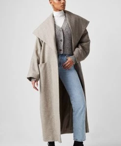 French Connection Edith Wool-Blend Coat Sale
