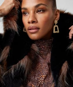 French Connection Dallow Faux Fur Hooded Coat Sale 10 French Connection Dallow Faux Fur Hooded Coat Sale