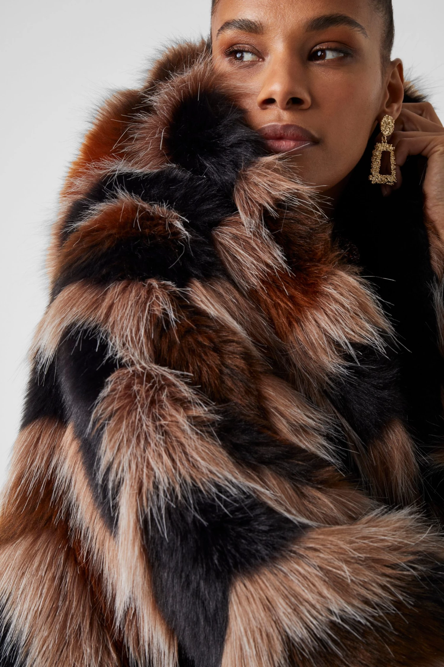 French Connection Dallow Faux Fur Hooded Coat Sale 7 French Connection Dallow Faux Fur Hooded Coat Sale