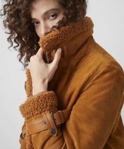 French Connection Favosi Shearling Coat Coats & Jackets 9 French Connection Favosi Shearling Coat Coats & Jackets