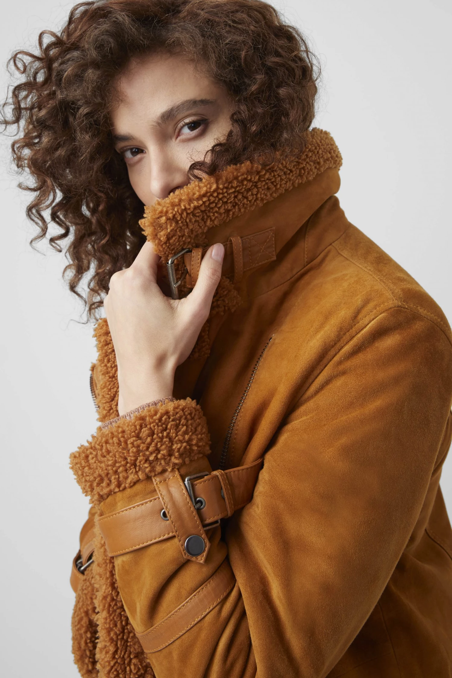 French Connection Favosi Shearling Coat Coats & Jackets 5 French Connection Favosi Shearling Coat Coats & Jackets
