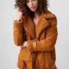 French Connection Favosi Shearling Coat Coats & Jackets