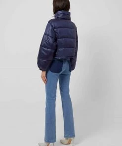 French Connection Short Metallic Puffa Jacket 10 French Connection Short Metallic Puffa Jacket