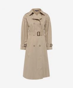 French Connection Anai Cotton Trench Coat
