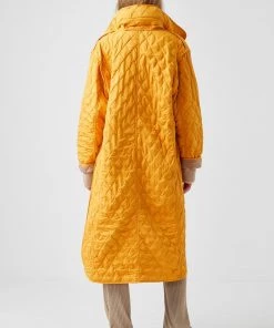 French Connection Aris Quilt Reversible Coat Sale