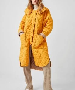 French Connection Aris Quilt Reversible Coat Sale