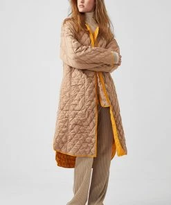 French Connection Aris Quilt Reversible Coat Sale