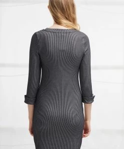 French Connection Sale Sario Rib Jersey Midi Dress