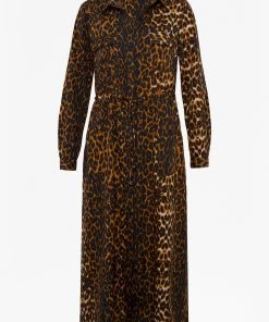 French Connection Animal Print Shirt Dress Last Chance To Buy