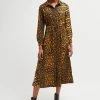 French Connection Animal Print Shirt Dress Last Chance To Buy