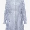 French Connection Sale Tatus Stripe Drawstring Shirt Dress 2 French Connection Sale Tatus Stripe Drawstring Shirt Dress