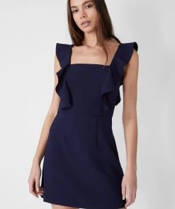 French Connection Whisper Ruffle Mini Dress Dresses 8 French Connection Whisper Ruffle Mini Dress Dresses