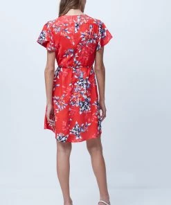 French Connection Sale Coletta Crepe Short Sleeve Dress